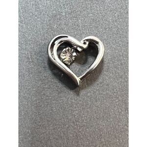 ZEI "Dancing" Diamond 925 Heart Pendant